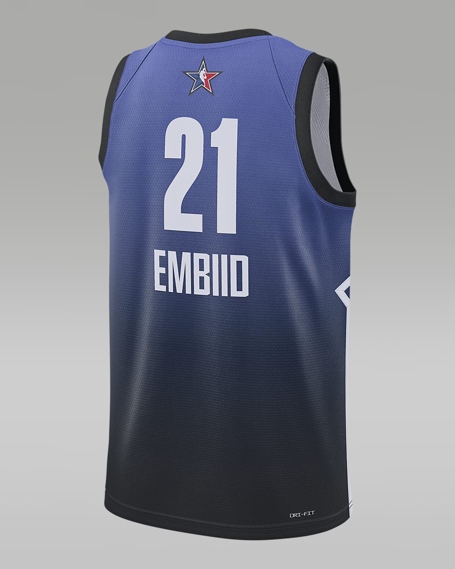 Joel Embiid 2023 All Star Edition Men s Jordan Dri FIT NBA Swingman Jersey